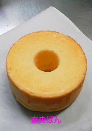 ふわふわ☆クリームチーズシフォン17㌢♪-レシピのメイン写真