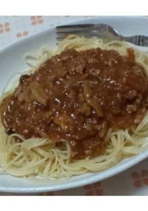 ハヤシライスで簡単ミートソース-レシピのメイン写真