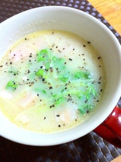 クリーミーオニオンスープ-レシピのメイン写真