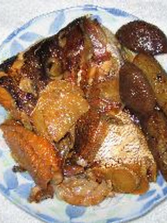 完食!!ほっぺの落ちる鯛のアラ炊き-レシピのメイン写真