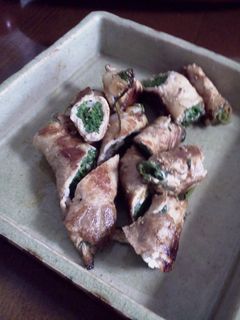 おかひじきの豚肉巻き-レシピのメイン写真