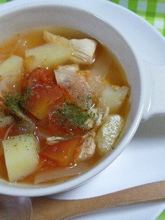 私の好きなトマトスープ-レシピのメイン写真
