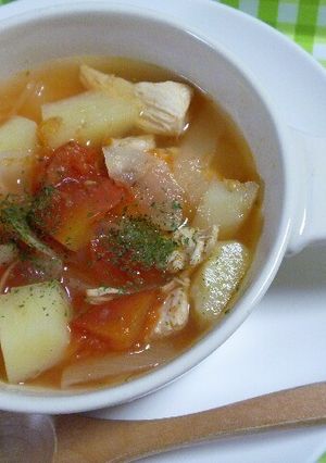 私の好きなトマトスープ-レシピのメイン写真
