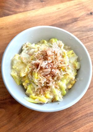 ヘルシー野菜どんどこオートミール雑炊-レシピのメイン写真