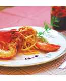 オマール海老のトマトソースパスタ