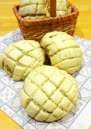 大好き❤チョコチップnaメロンパン~♫-レシピのメイン写真
