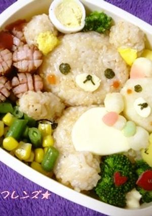 キャラ弁☆リラックマとフレンズ☆-レシピのメイン写真