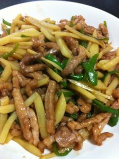 ジャガイモで青椒肉絲♪♪-レシピのメイン写真