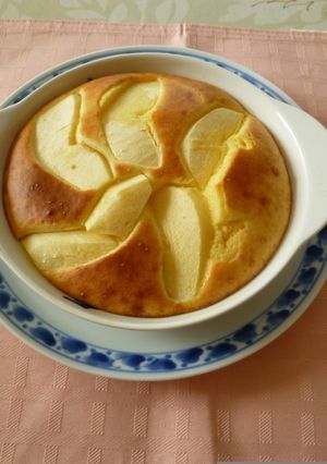 たった10分でふんわりアップルケーキ-レシピのメイン写真