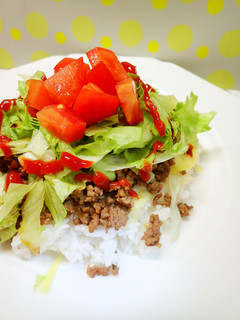 ♪焼肉のタレで簡単タコライス♪-レシピのメイン写真