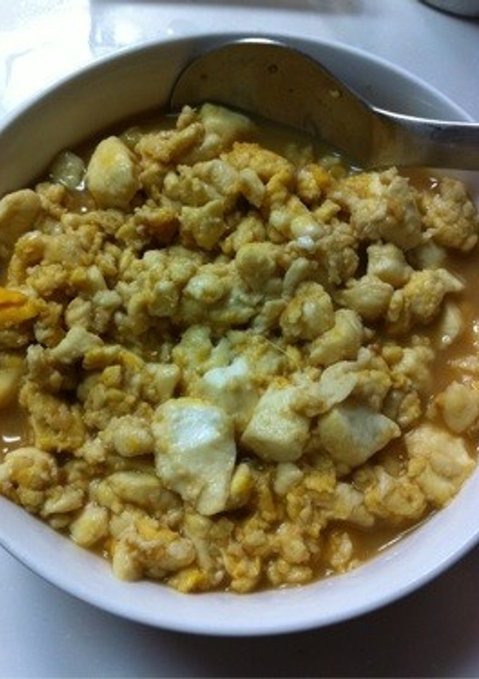 超簡単♪ちょっと甘めな豆腐の卵とじ-レシピのメイン写真