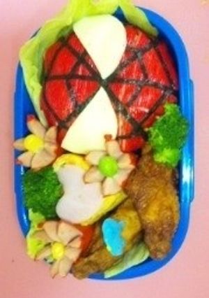 キャラ弁 スパイダーマン-レシピのメイン写真