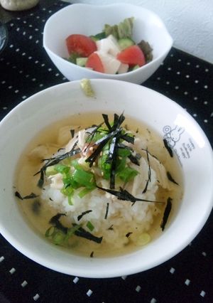 夏☆暑い日には冷やし茶漬け-レシピのメイン写真