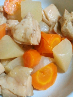 大根と人参と鶏肉の煮もの-レシピのメイン写真