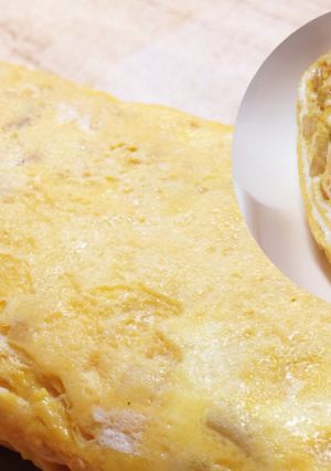 新玉ねぎのたまご焼き-レシピのメイン写真