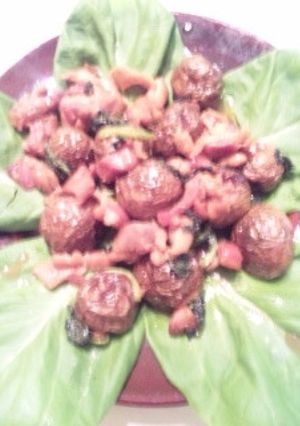 パリっほくっ★鶏肉と新ジャガの揚げ煮-レシピのメイン写真