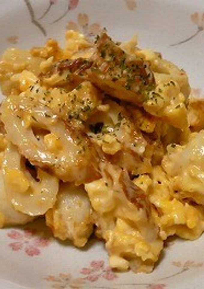 【めちゃうま～ちくわ卵のマヨ味噌炒め】-レシピのメイン写真