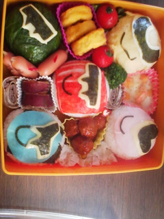 ゴーカイジャーの弁当-レシピのメイン写真