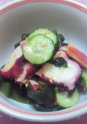 たこの酢の物-レシピのメイン写真