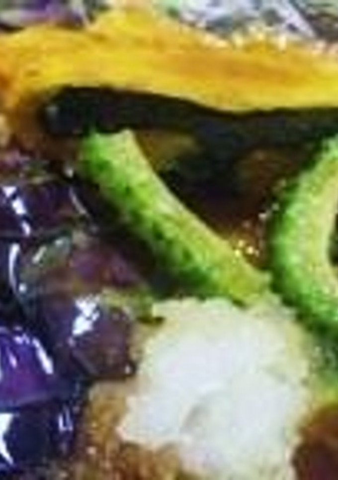 ゴーヤー＆茄子＆南瓜の揚げびたし-レシピのメイン写真