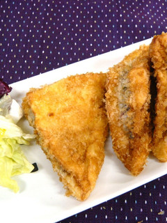 ひき肉とキムチのはんぺん揚げ-レシピのメイン写真
