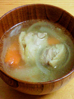 鶏肉の薬味スープ-レシピのメイン写真