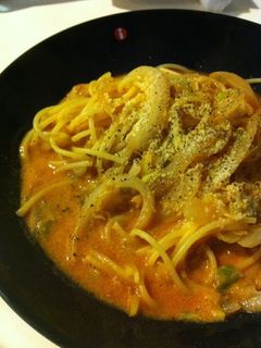 簡単♪トマトクリームのスープパスタ-レシピのメイン写真