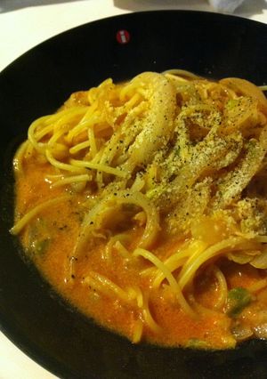 簡単♪トマトクリームのスープパスタ-レシピのメイン写真