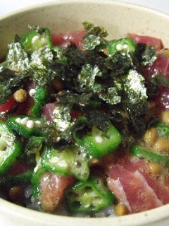 まぐオク納豆のねばねば丼-レシピのメイン写真