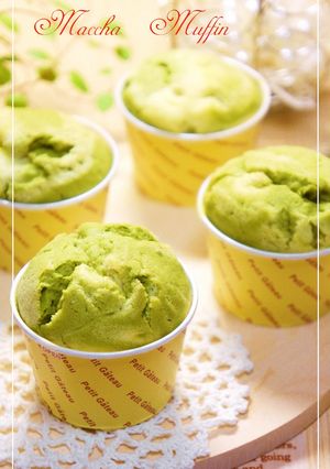 ⁂マーブル抹茶マフィン⁂-レシピのメイン写真