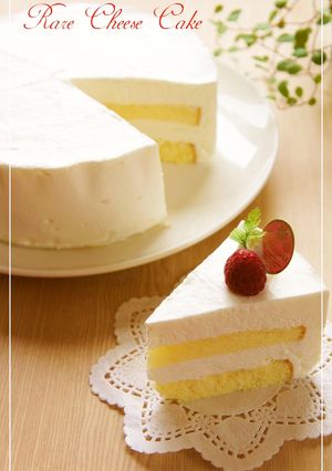 ⁂水切りヨーグルト☆レアチーズケーキ⁂-レシピのメイン写真
