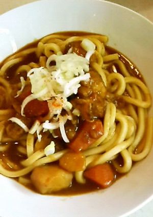 余ったカレーde超簡単・和風カレーうどん-レシピのメイン写真