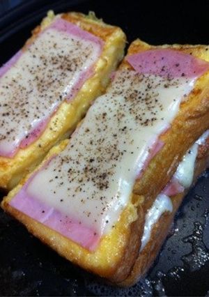 タジン鍋で簡単クロックムッシュ♪-レシピのメイン写真