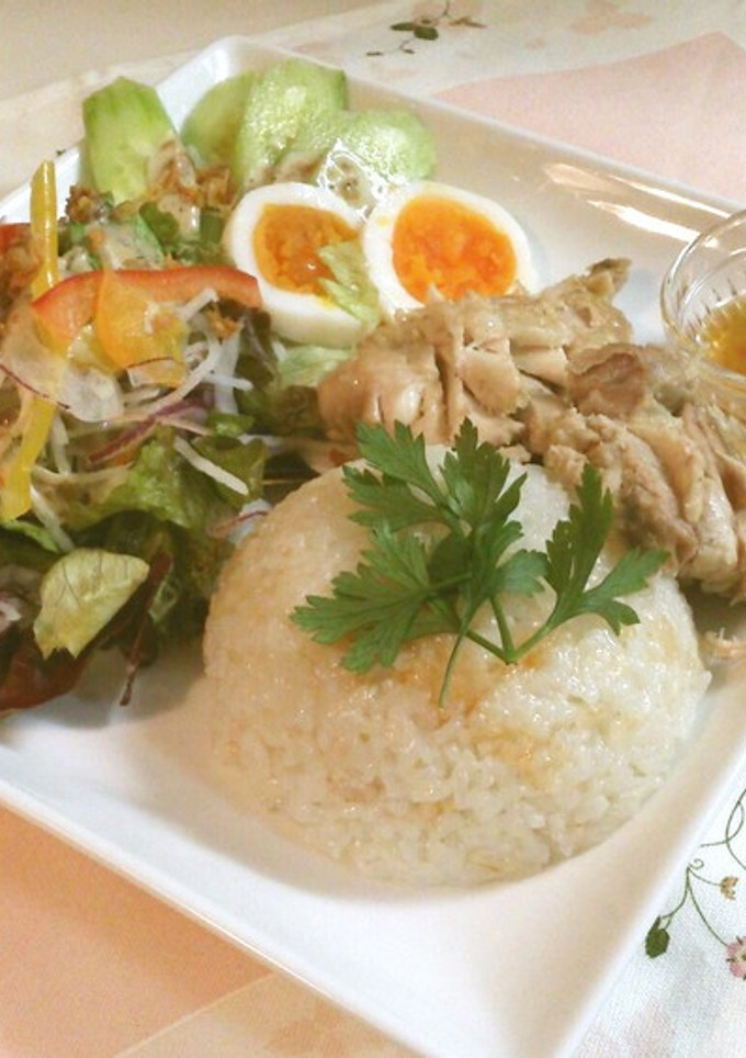 簡単本格！！シンガポールチキンライス-レシピのメイン写真