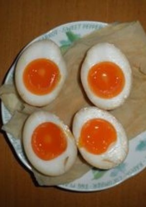 おうちラーメンのための味付け煮玉子-レシピのメイン写真