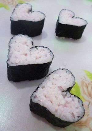 ハートのお寿司-レシピのメイン写真