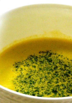 朝食に☆簡単かぼちゃコーンクリームスープ-レシピのメイン写真