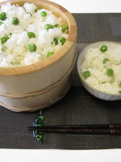我が家の豆ごはん ~昆布だしで~-レシピのメイン写真