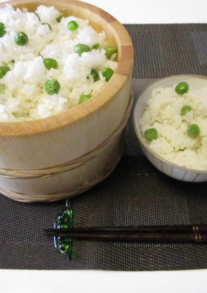 我が家の豆ごはん　～昆布だしで～-レシピのメイン写真