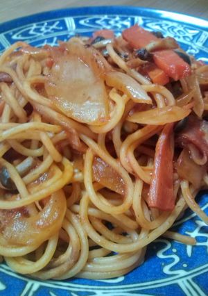 昔ながらの簡単ナポリタン-レシピのメイン写真
