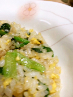 ランチに♪ 小松菜チャーハン-レシピのメイン写真