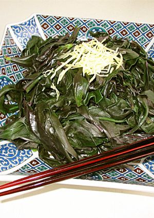 シンプルイスベスト♪　金時草のお浸し-レシピのメイン写真