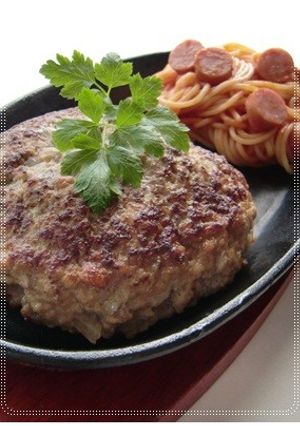 ジューシー☆ふっくらハンバーグ-レシピのメイン写真