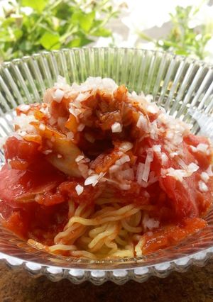 トマトとキムチの冷やし酸辣湯麺-レシピのメイン写真