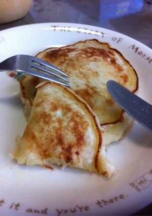 【もちもち】ヨーグルトバナナパンケーキ-レシピのメイン写真