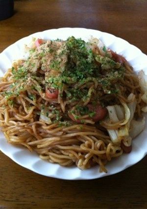 変身 横手風 焼きそば 特盛万歳！-レシピのメイン写真