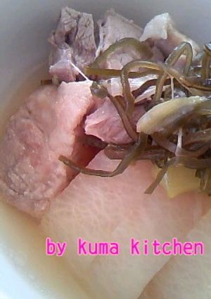 圧力鍋で簡単に♪豚肉と大根の塩煮-レシピのメイン写真