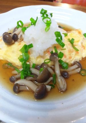 和風きのこあんかけオムレツ☆おろしのせ-レシピのメイン写真