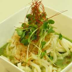รูปของ オクラのとろとろ冷やしうどん