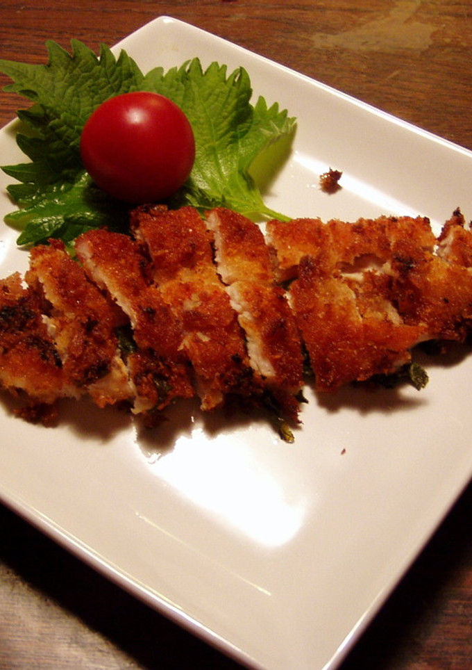鶏ささみの梅しそ焼き-レシピのメイン写真